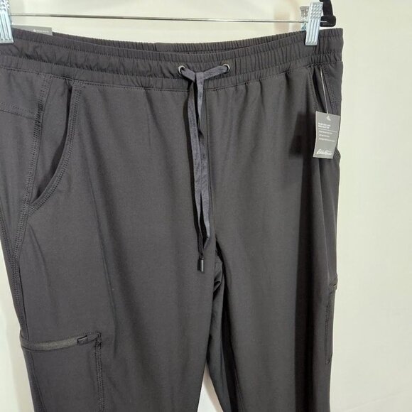 NWT Eddie Bauer Polar Fleece-Lined Pull-On Pants in Black SIze 10 - Picture 5 of 10